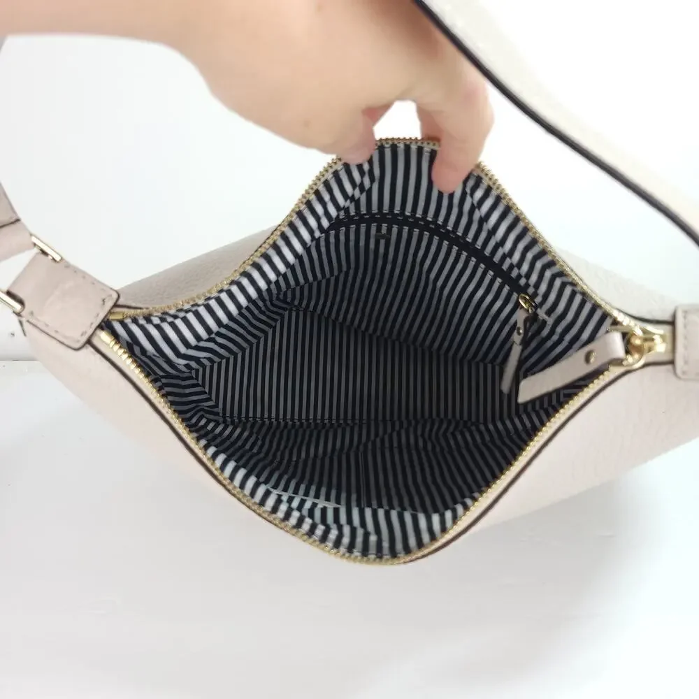 Kate Spade Prospect Place Kiai Hobo Bag Purse Crisp Linen - No Shoulder Strap